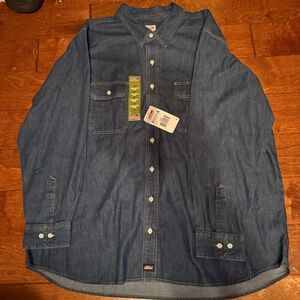 Dickies Blue Denim Shirt Jacket